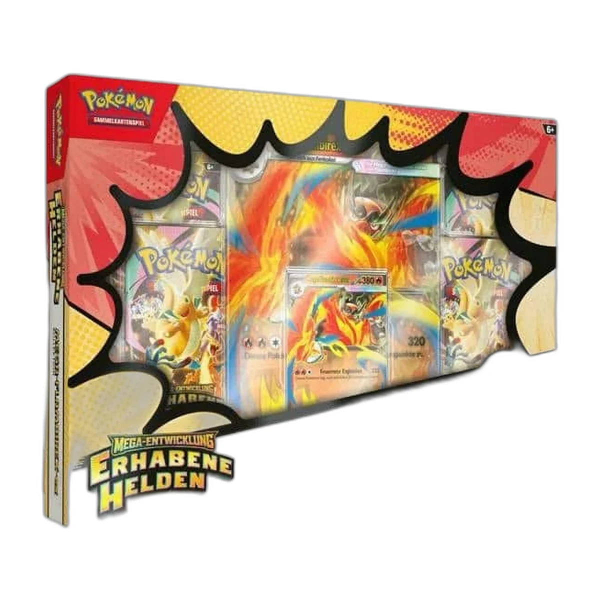 Pokemon Mega-Flambirex-ex Kollektion Erhabene Helden Deutsch