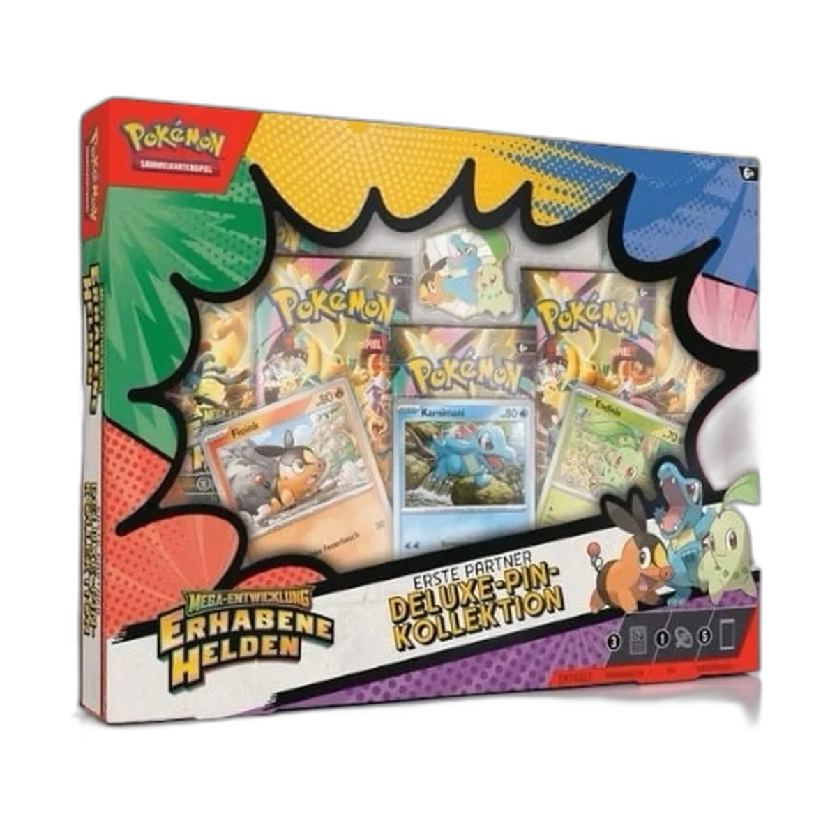 Pokemon Erhabene Helden Deluxe Pin Kollektion Deutsch
