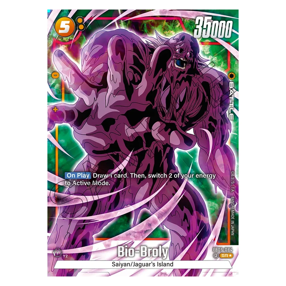 Dragon Ball Fusion World Bio-Broly FB05-084 AA Englisch