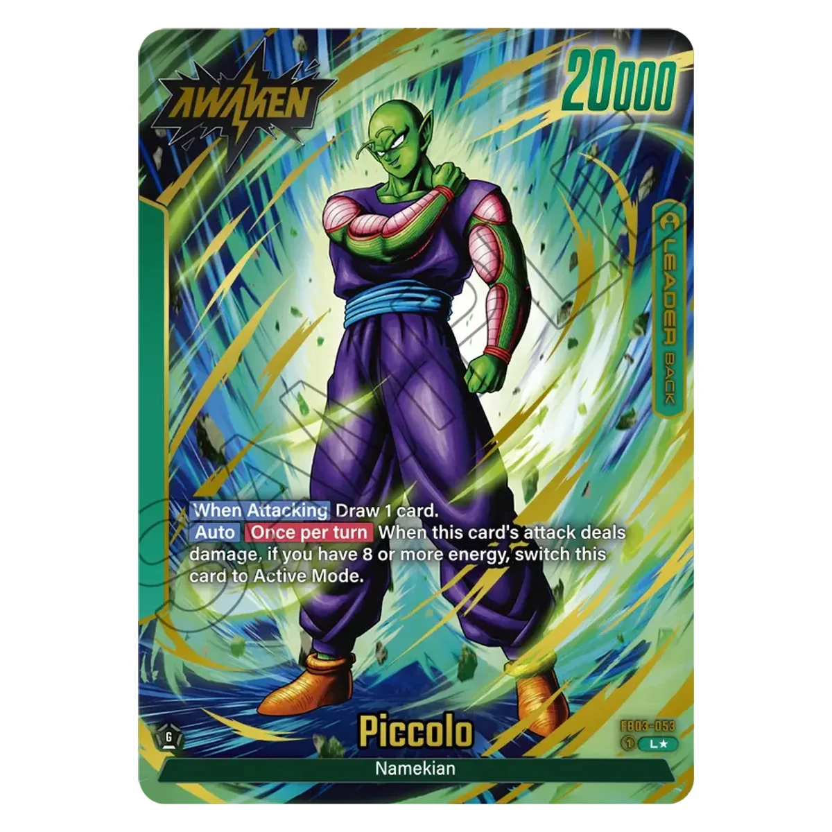 Dragon Ball Fusion World Piccolo FB03-053 AA Englisch