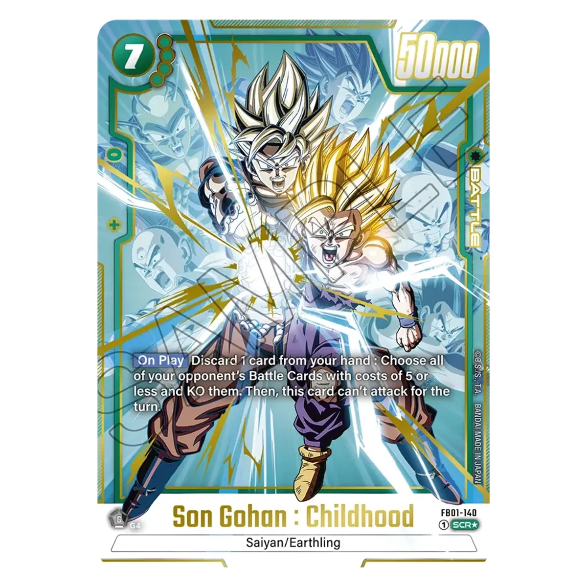Dragon Ball Fusion World Son Gohan FB01-140 AA Englisch