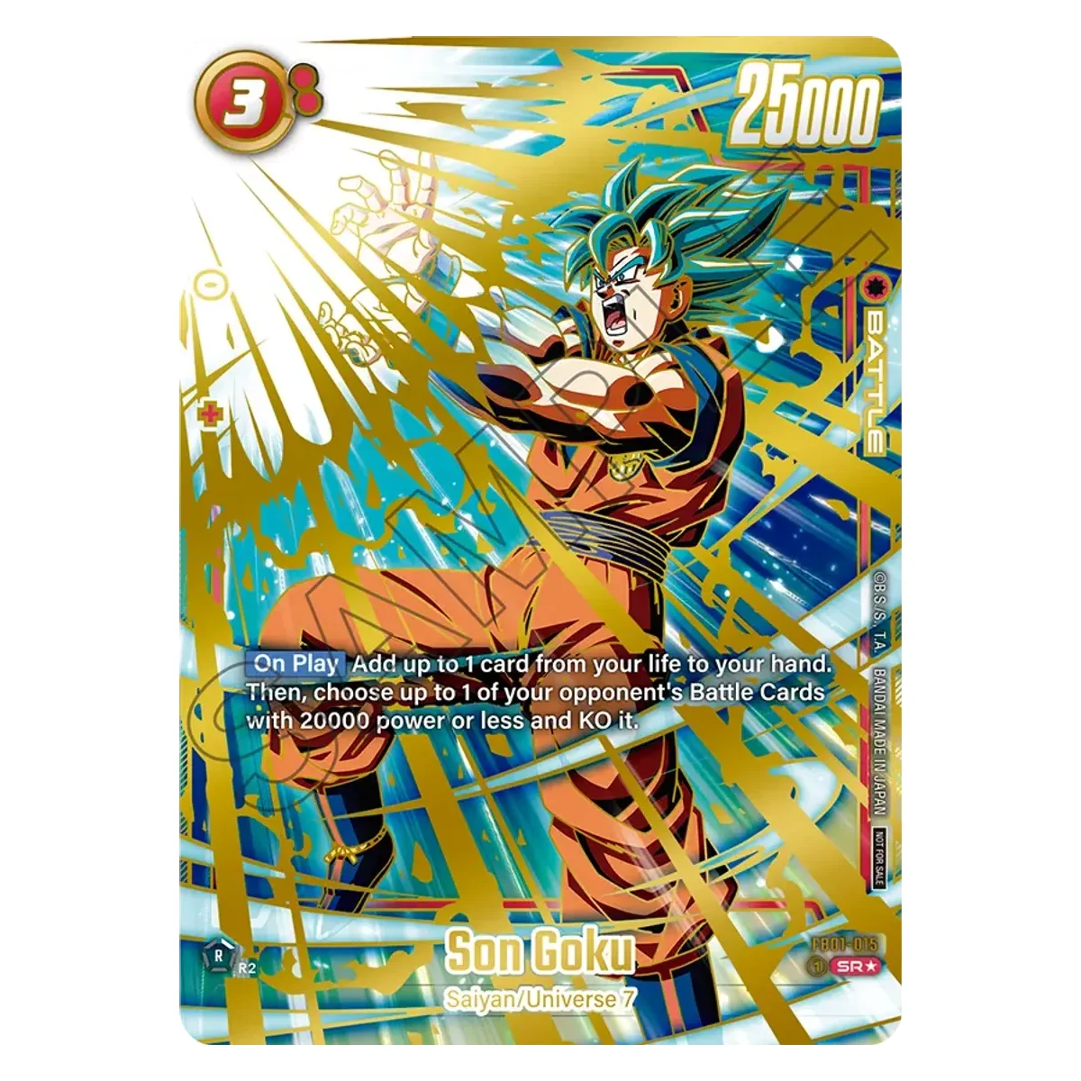 Dragon Ball Fusion World Son Goku FB01-015 AA Englisch