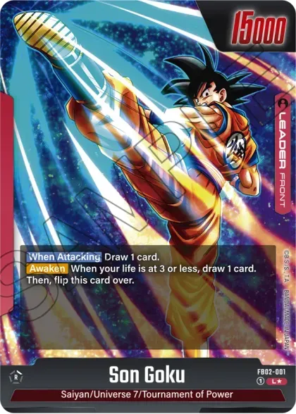 Son Goku aus dem Set Blazing Aura