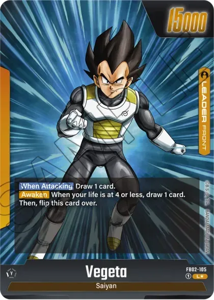 Vegeta aus dem Set Blazing Aura