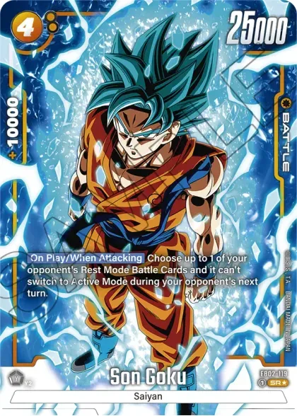 Son Goku aus dem Set Blazing Aura