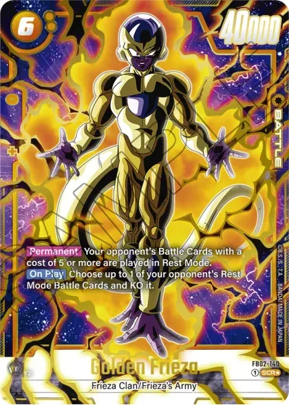 Golden Frieza aus dem Set Blazing Aura