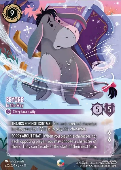 Eeyore - In the Way aus dem Set Winterzauber