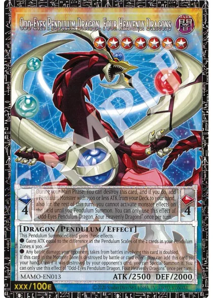 Odd-Eyes Pendulum Dragon, Four Heavenly Dragons aus dem Set Magnificent Monsters