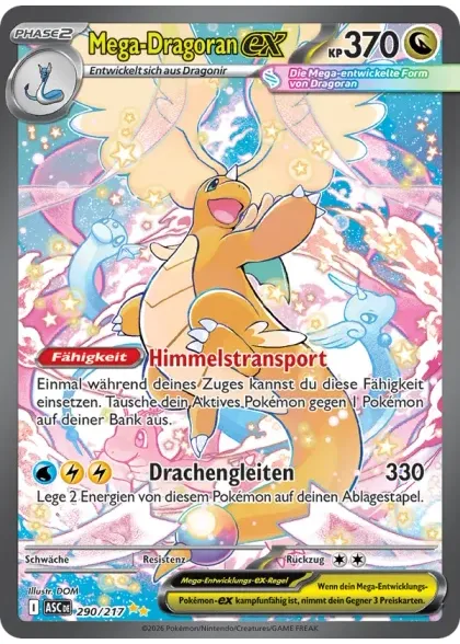 Mega-Dragoran-ex aus dem Set Erhabene Helden