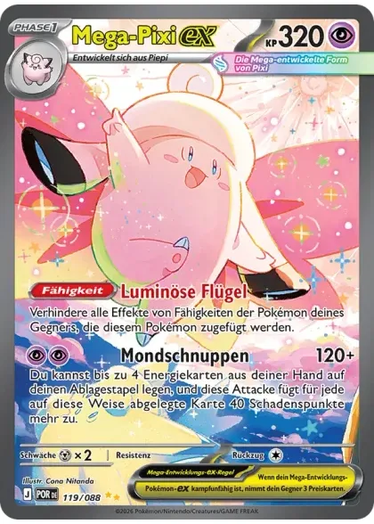 Mega-Pixi-ex aus dem Set Optimale Ordnung