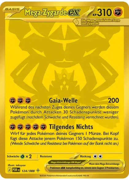Mega-Zygarde-ex aus dem Set Optimale Ordnung
