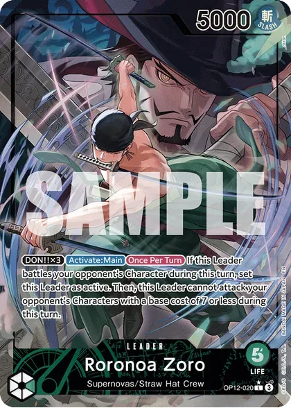 Roronoa Zoro aus dem Set OP-12 Legacy of the Master