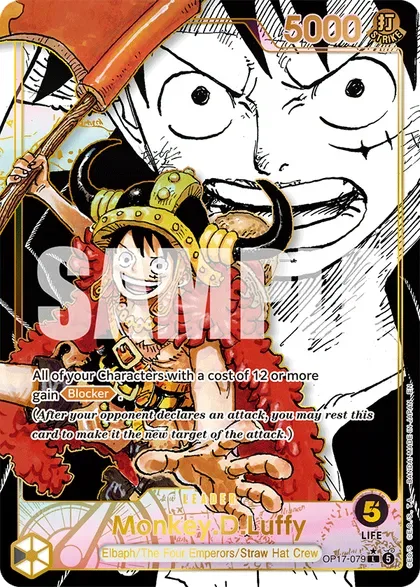 Monkey.D.Luffy aus dem Set OP-17 Der stärkste Krieger der Welt