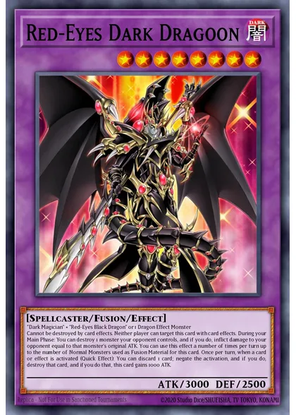 Rotäugiger dunkler Dragoner aus dem Set Rarity Collection 5