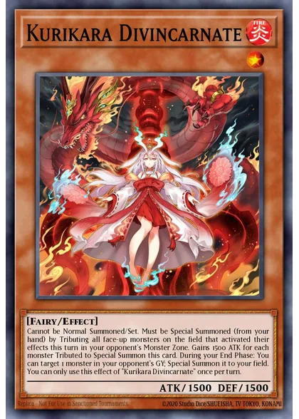 Kurikara Gottheitsinkarnation aus dem Set Rarity Collection 5
