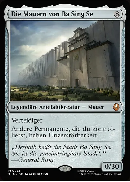 Die Mauern von Ba Sing Se aus dem Set Avatar: Herr der Elemente