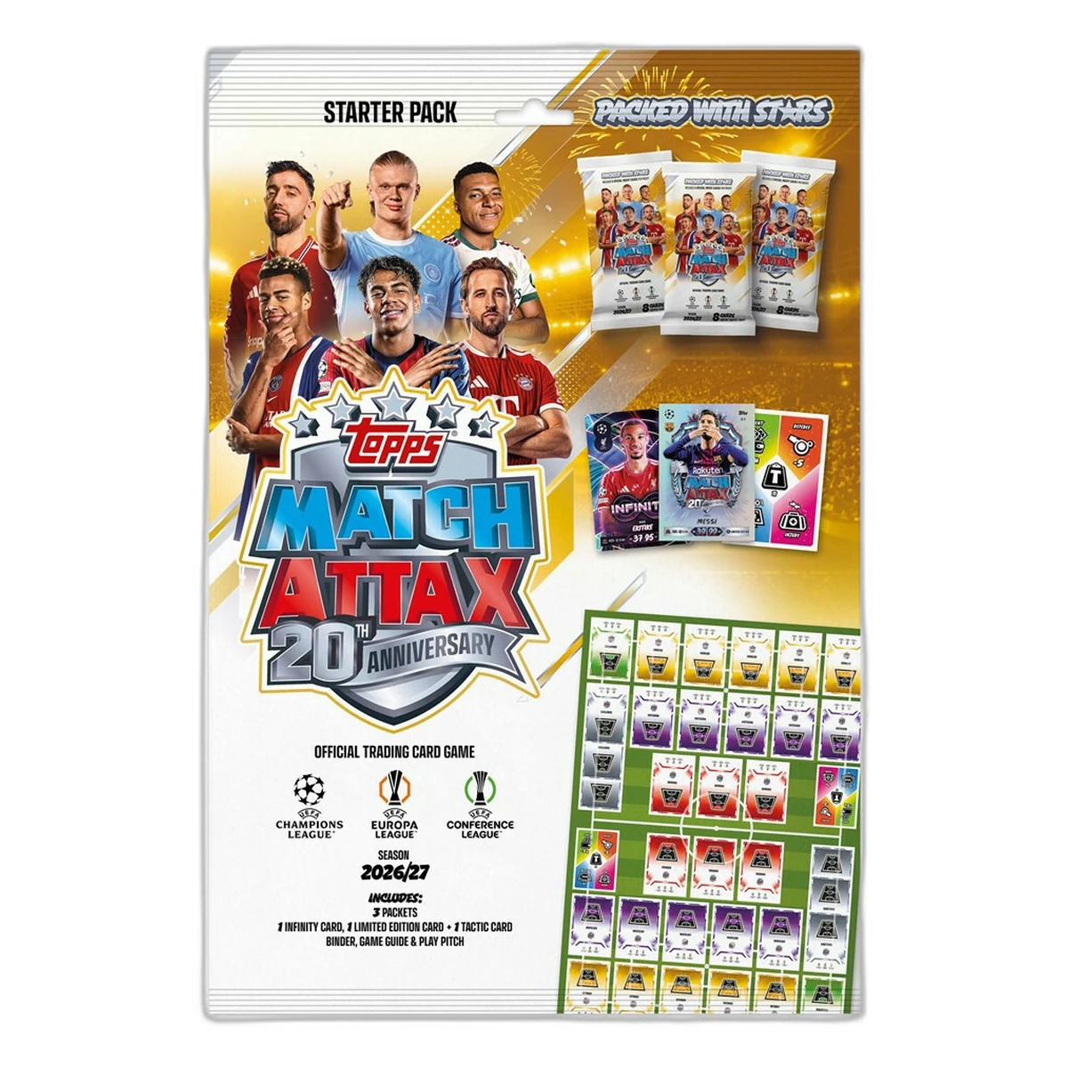 Match Attax 26/27 Starterpack, Fußballkarten Champions League